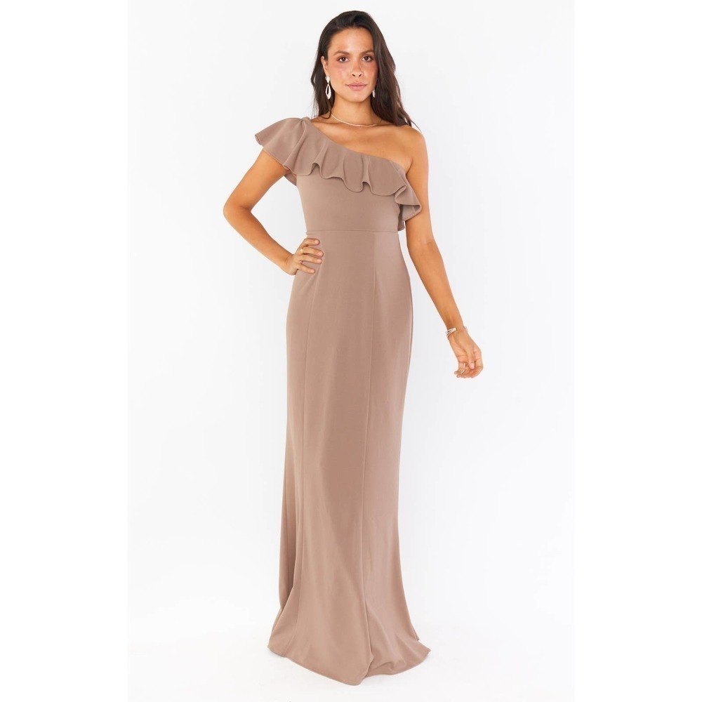 Show Me Your Mumu Florentine Maxi Dress Dune Stretch Women's Size M NWT